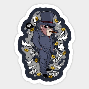 Gorilla Boss Sticker